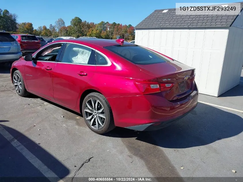 2018 Chevrolet Malibu Lt VIN: 1G1ZD5STXJF293249 Lot: 40655584