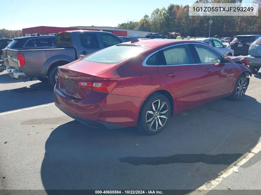 2018 Chevrolet Malibu Lt VIN: 1G1ZD5STXJF293249 Lot: 40655584