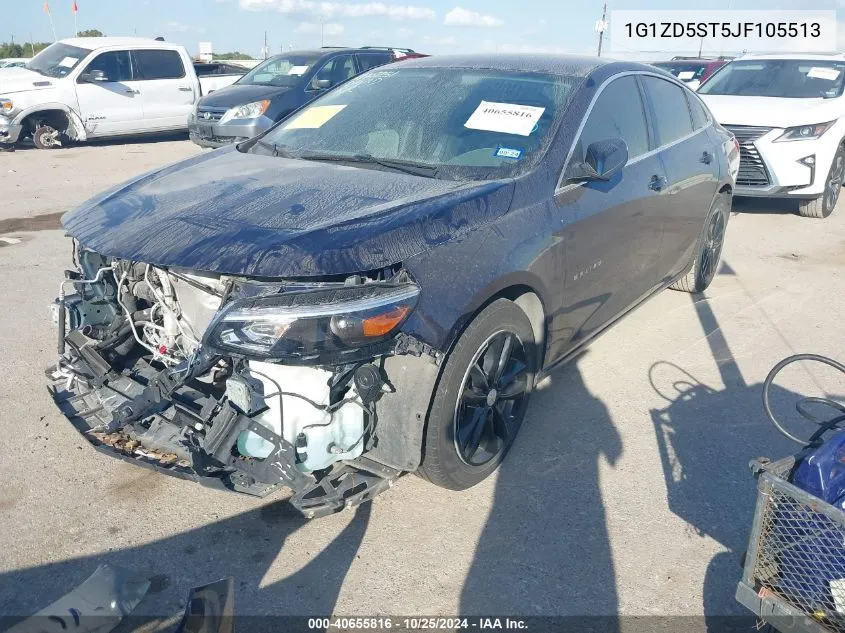 2018 Chevrolet Malibu Lt VIN: 1G1ZD5ST5JF105513 Lot: 40655816