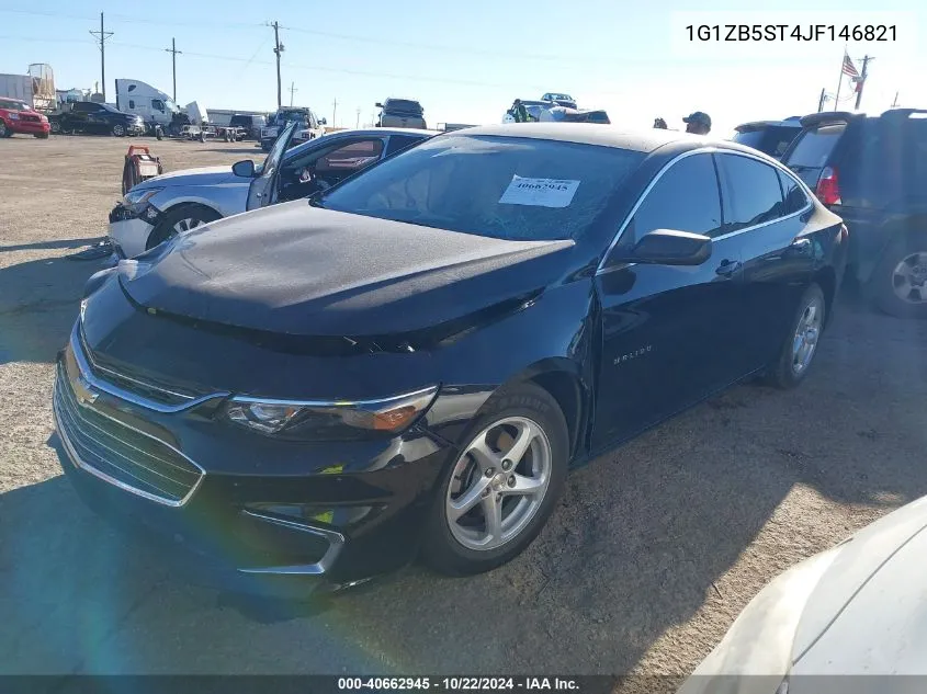 2018 Chevrolet Malibu 1Ls VIN: 1G1ZB5ST4JF146821 Lot: 40662945