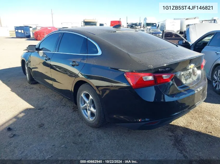 2018 Chevrolet Malibu 1Ls VIN: 1G1ZB5ST4JF146821 Lot: 40662945