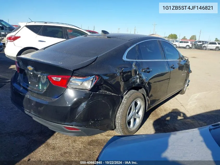 2018 Chevrolet Malibu 1Ls VIN: 1G1ZB5ST4JF146821 Lot: 40662945