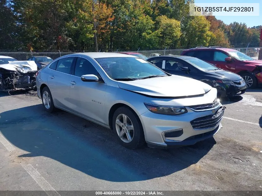 2018 Chevrolet Malibu 1Ls VIN: 1G1ZB5ST4JF292801 Lot: 40665080