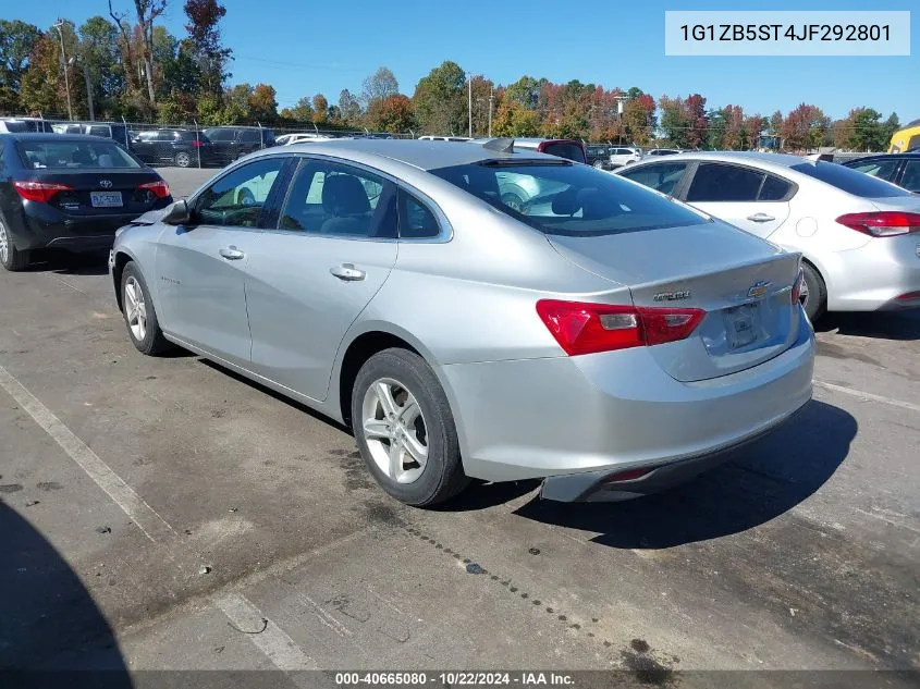 2018 Chevrolet Malibu 1Ls VIN: 1G1ZB5ST4JF292801 Lot: 40665080