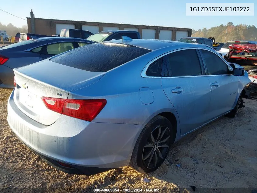 2018 Chevrolet Malibu Lt VIN: 1G1ZD5STXJF103272 Lot: 40669054