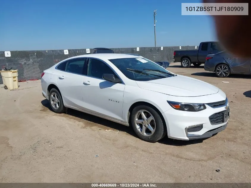 2018 Chevrolet Malibu 1Ls VIN: 1G1ZB5ST1JF180909 Lot: 40669669