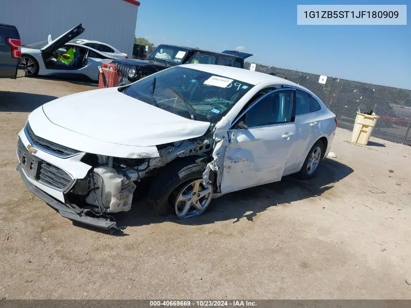 2018 Chevrolet Malibu 1Ls VIN: 1G1ZB5ST1JF180909 Lot: 40669669