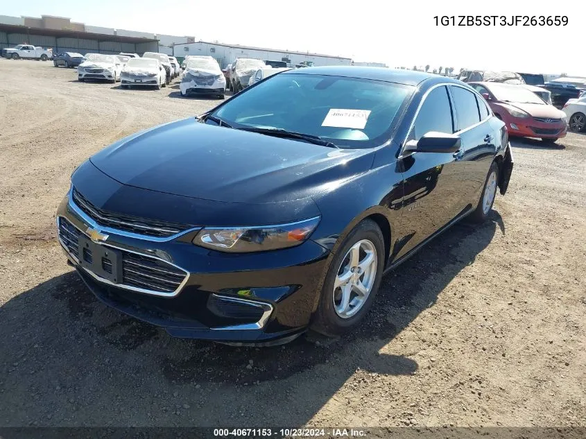 2018 Chevrolet Malibu 1Ls VIN: 1G1ZB5ST3JF263659 Lot: 40671153