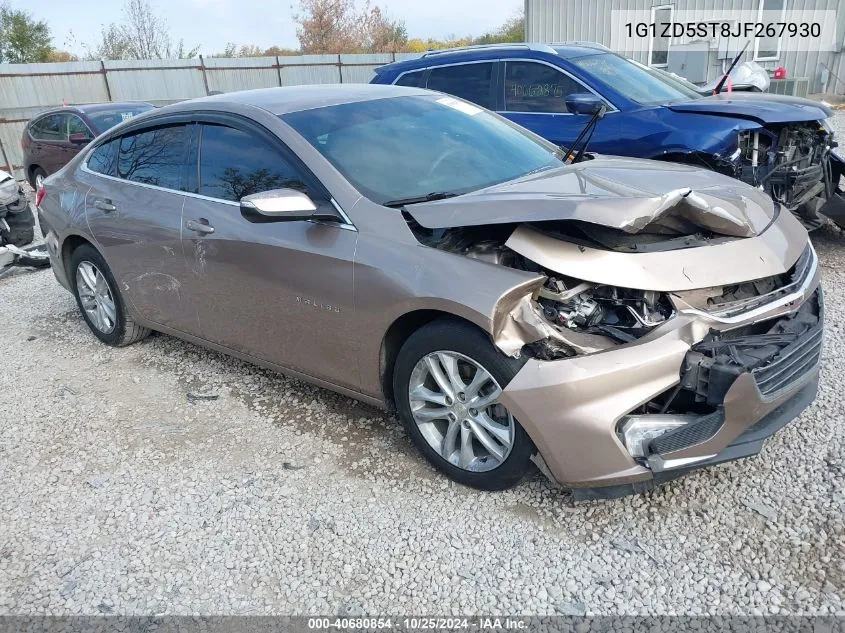 2018 Chevrolet Malibu Lt VIN: 1G1ZD5ST8JF267930 Lot: 40680854