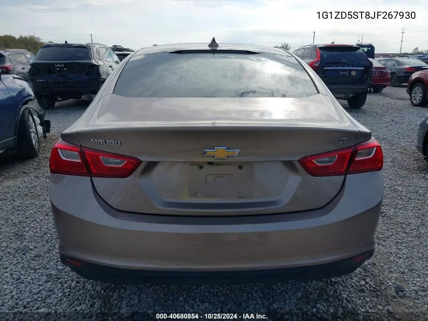 1G1ZD5ST8JF267930 2018 Chevrolet Malibu Lt