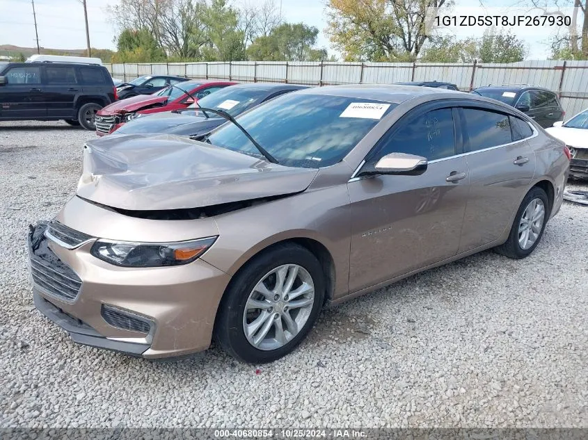 1G1ZD5ST8JF267930 2018 Chevrolet Malibu Lt