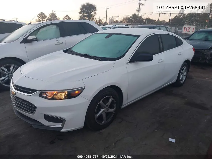 2018 Chevrolet Malibu 1Ls VIN: 1G1ZB5STXJF268941 Lot: 40681737