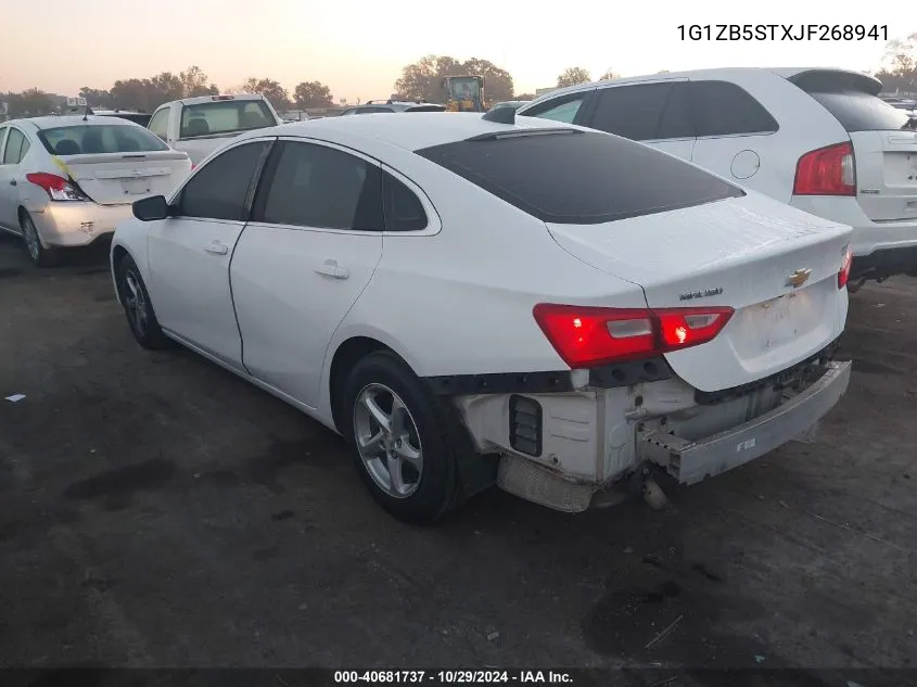 1G1ZB5STXJF268941 2018 Chevrolet Malibu 1Ls