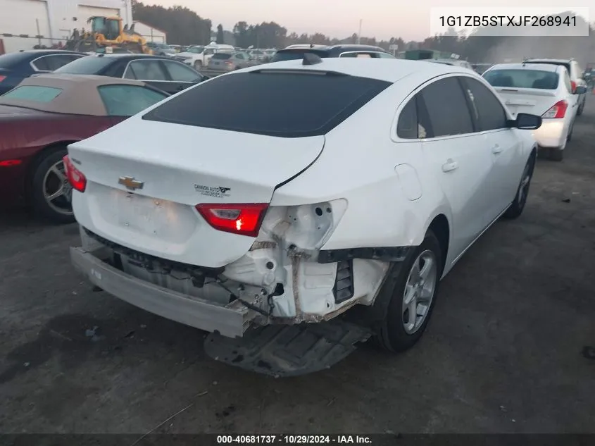 1G1ZB5STXJF268941 2018 Chevrolet Malibu 1Ls