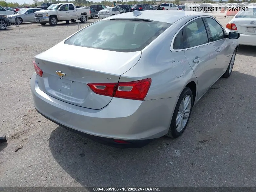 2018 Chevrolet Malibu Lt VIN: 1G1ZD5ST5JF269893 Lot: 40685166