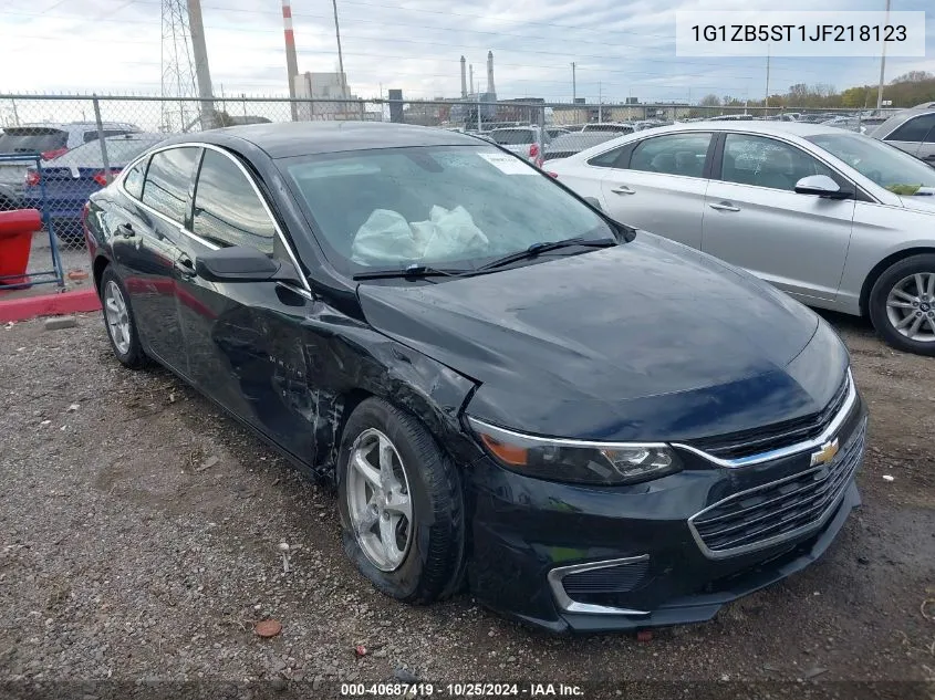 2018 Chevrolet Malibu 1Ls VIN: 1G1ZB5ST1JF218123 Lot: 40687419