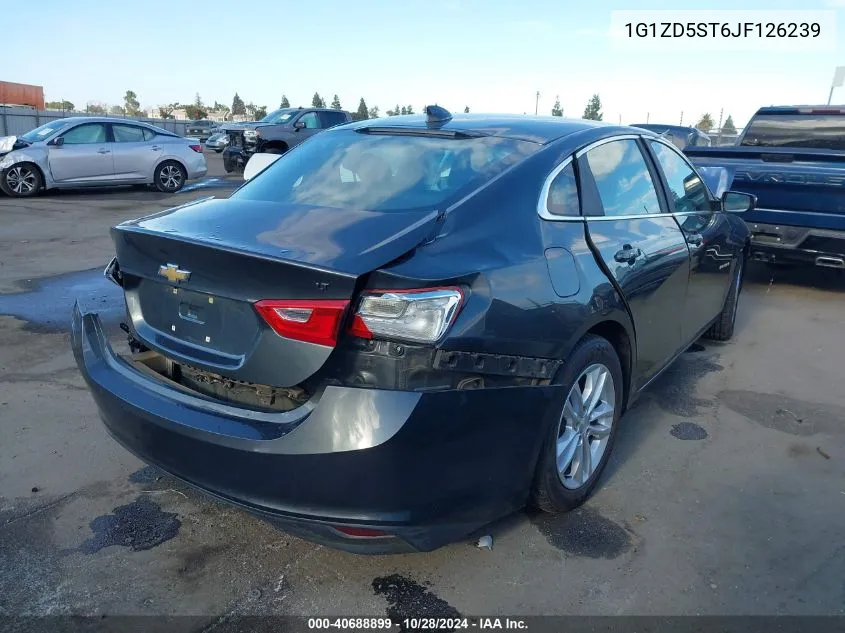 2018 Chevrolet Malibu Lt VIN: 1G1ZD5ST6JF126239 Lot: 40688899