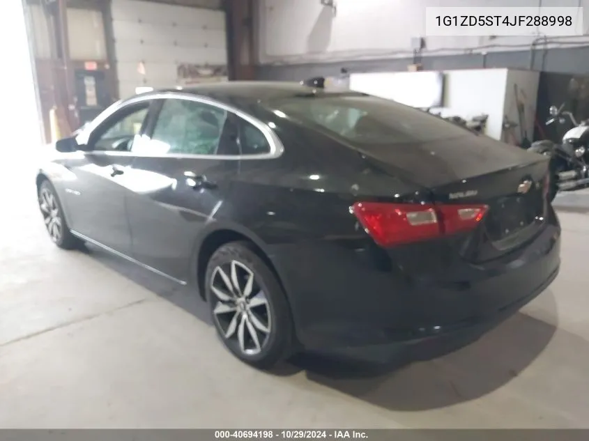 2018 Chevrolet Malibu Lt VIN: 1G1ZD5ST4JF288998 Lot: 40694198