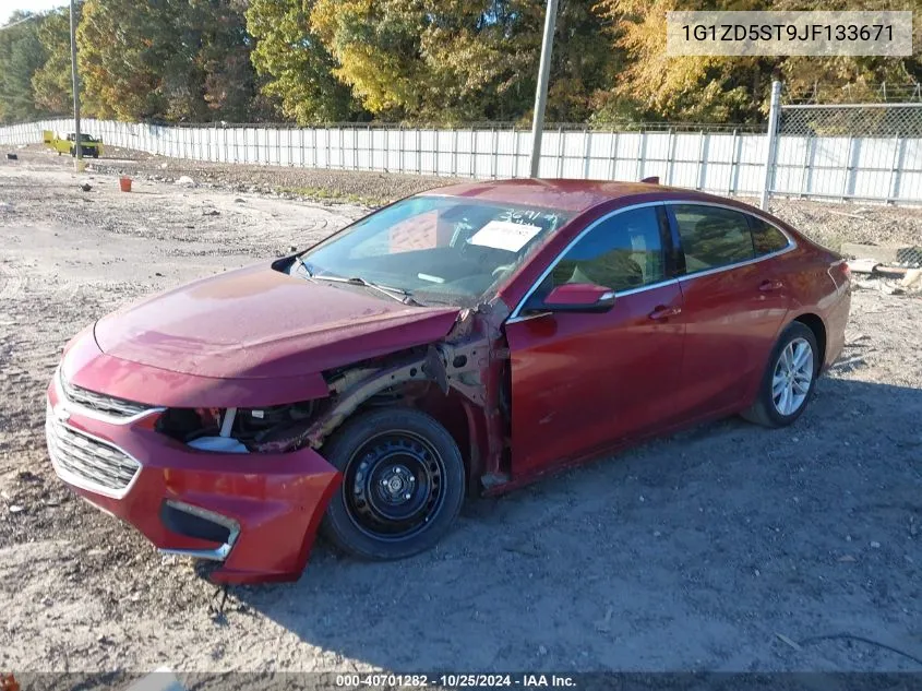 2018 Chevrolet Malibu Lt VIN: 1G1ZD5ST9JF133671 Lot: 40701282