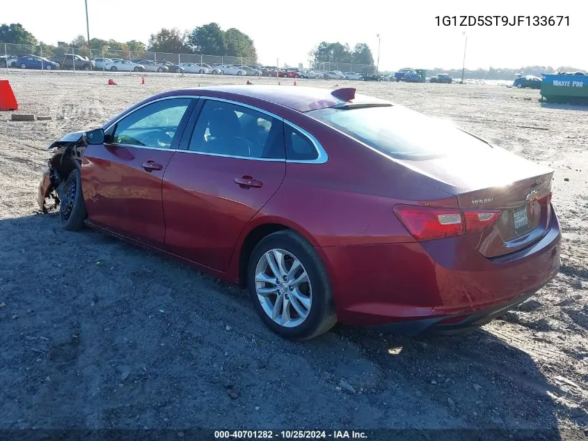 1G1ZD5ST9JF133671 2018 Chevrolet Malibu Lt