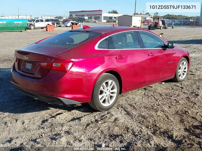 2018 Chevrolet Malibu Lt VIN: 1G1ZD5ST9JF133671 Lot: 40701282