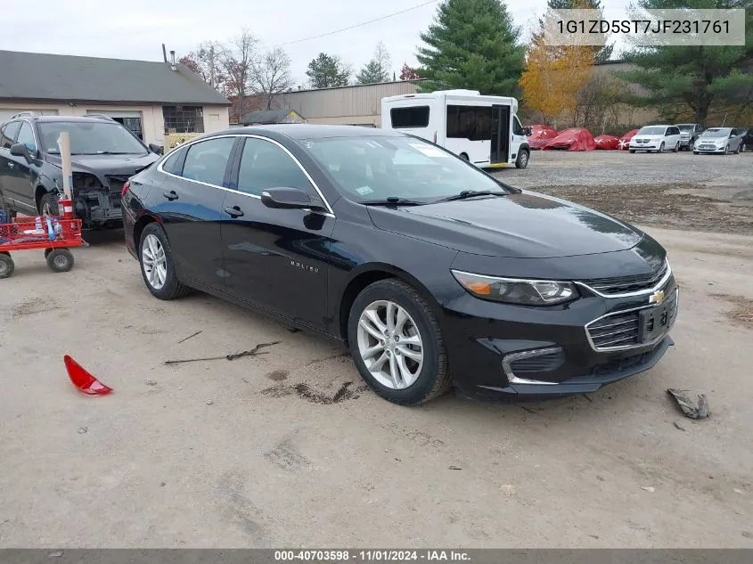 2018 Chevrolet Malibu Lt VIN: 1G1ZD5ST7JF231761 Lot: 40703598