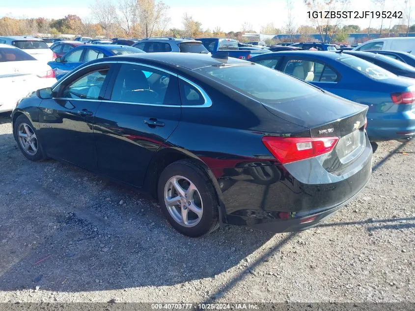 2018 Chevrolet Malibu 1Ls VIN: 1G1ZB5ST2JF195242 Lot: 40703777