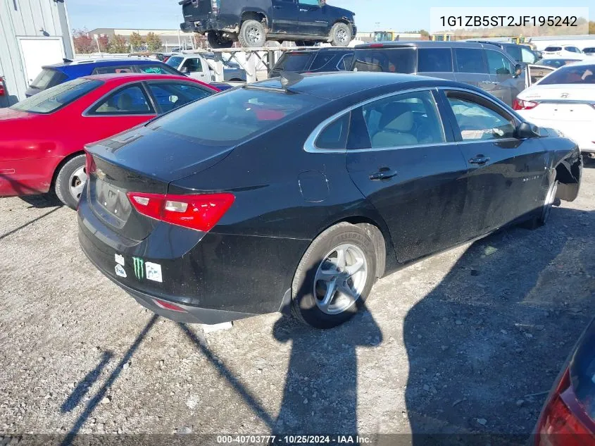 2018 Chevrolet Malibu 1Ls VIN: 1G1ZB5ST2JF195242 Lot: 40703777