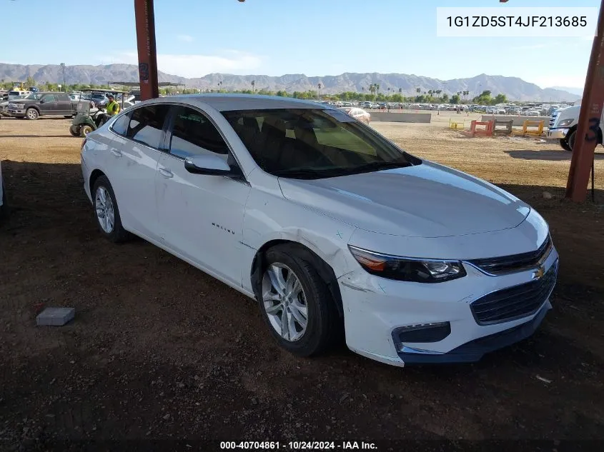 2018 Chevrolet Malibu Lt VIN: 1G1ZD5ST4JF213685 Lot: 40704861