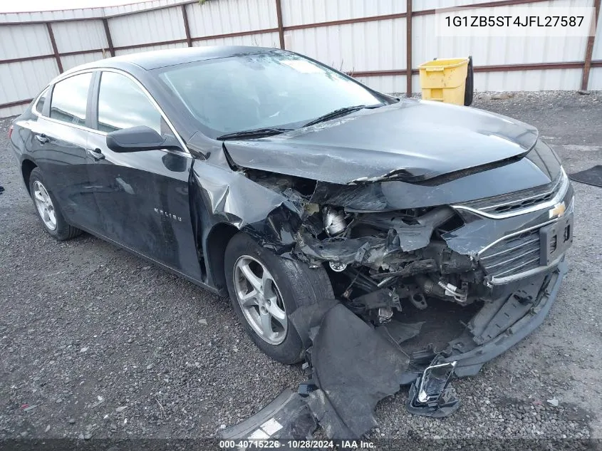 1G1ZB5ST4JFL27587 2018 Chevrolet Malibu 1Ls