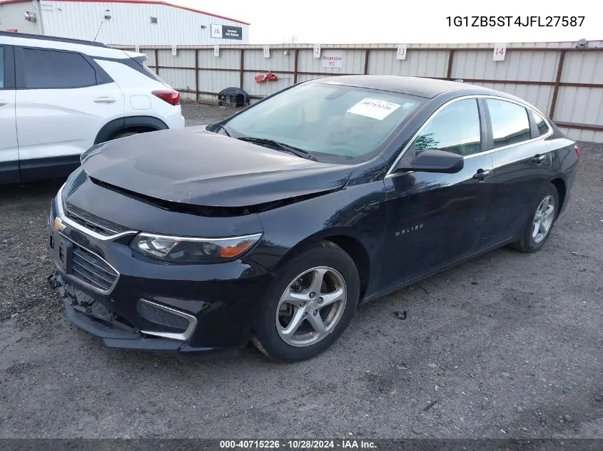 1G1ZB5ST4JFL27587 2018 Chevrolet Malibu 1Ls