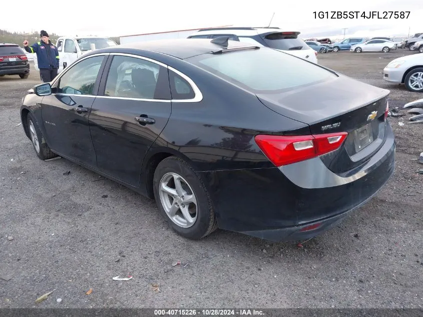 1G1ZB5ST4JFL27587 2018 Chevrolet Malibu 1Ls