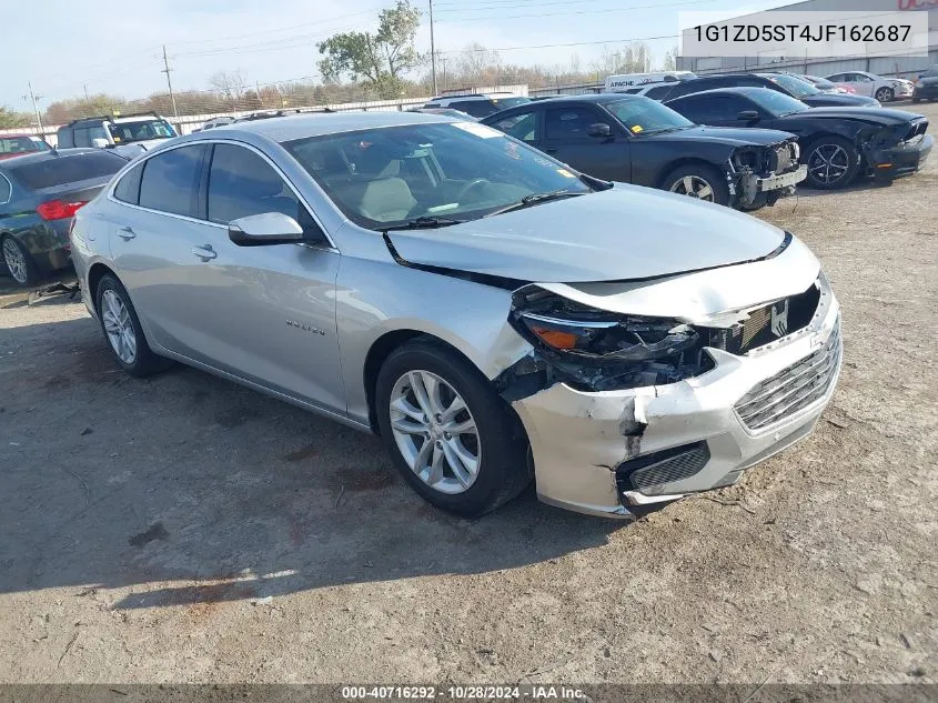 2018 Chevrolet Malibu Lt VIN: 1G1ZD5ST4JF162687 Lot: 40716292