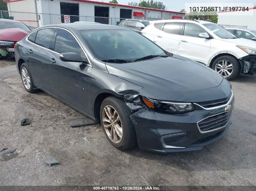 2018 Chevrolet Malibu Lt VIN: 1G1ZD5ST1JF197784 Lot: 40719763