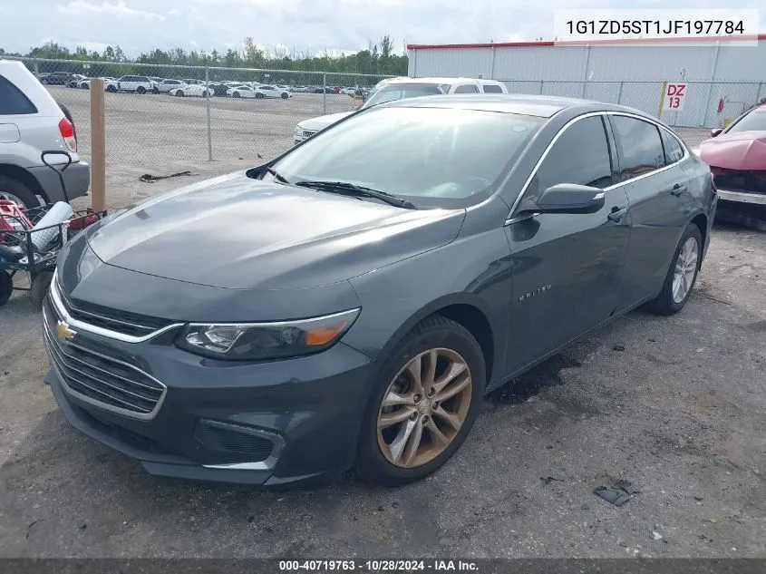 2018 Chevrolet Malibu Lt VIN: 1G1ZD5ST1JF197784 Lot: 40719763