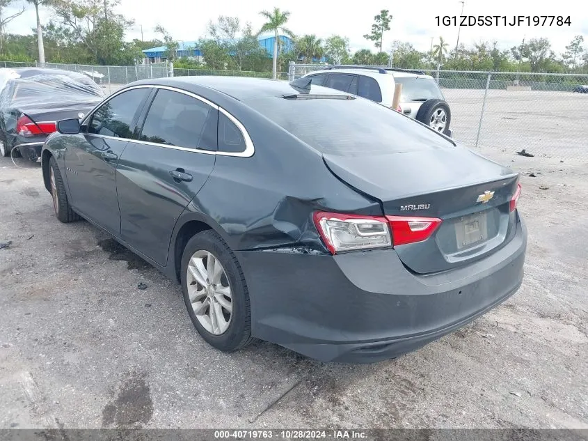 2018 Chevrolet Malibu Lt VIN: 1G1ZD5ST1JF197784 Lot: 40719763