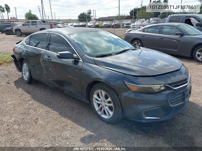 1G1ZD5ST1JF137861 2018 Chevrolet Malibu Lt