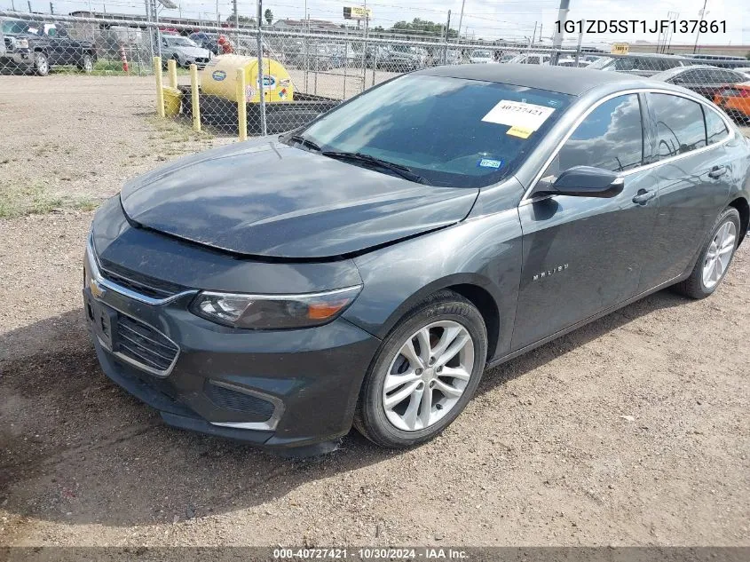 1G1ZD5ST1JF137861 2018 Chevrolet Malibu Lt