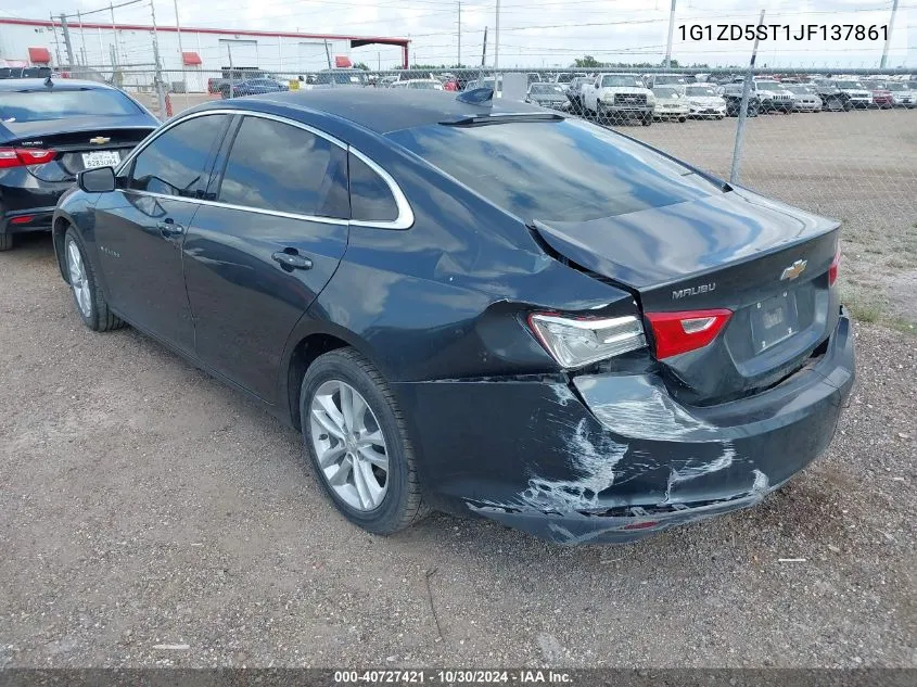 1G1ZD5ST1JF137861 2018 Chevrolet Malibu Lt