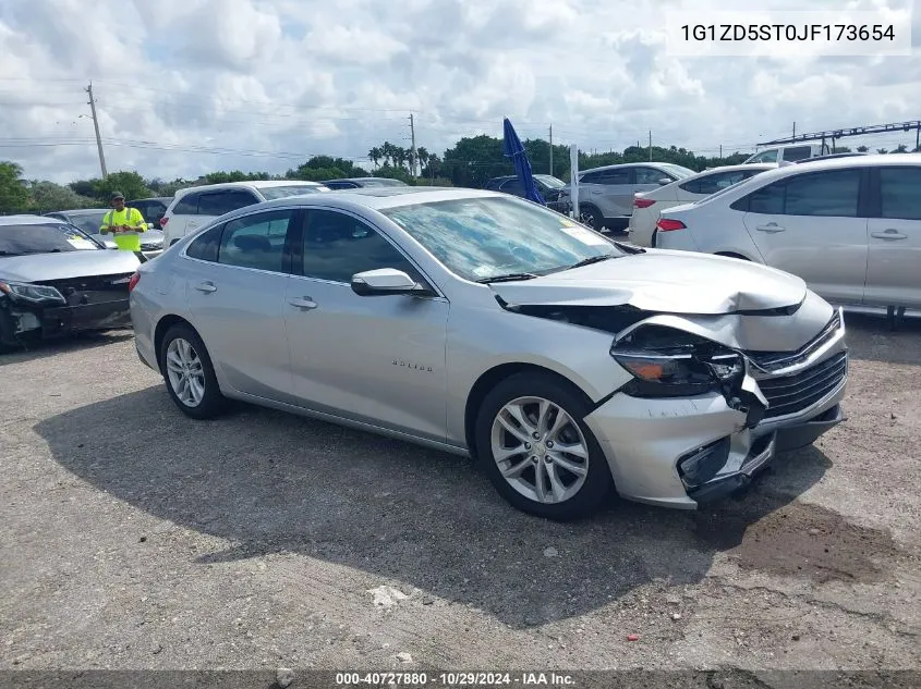 2018 Chevrolet Malibu Lt VIN: 1G1ZD5ST0JF173654 Lot: 40727880