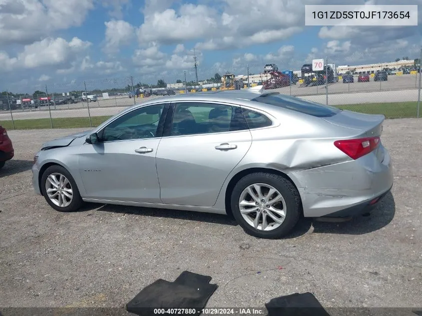 2018 Chevrolet Malibu Lt VIN: 1G1ZD5ST0JF173654 Lot: 40727880