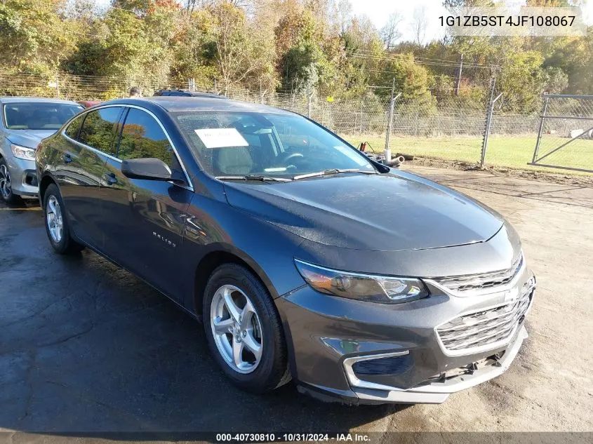 2018 Chevrolet Malibu 1Ls VIN: 1G1ZB5ST4JF108067 Lot: 40730810