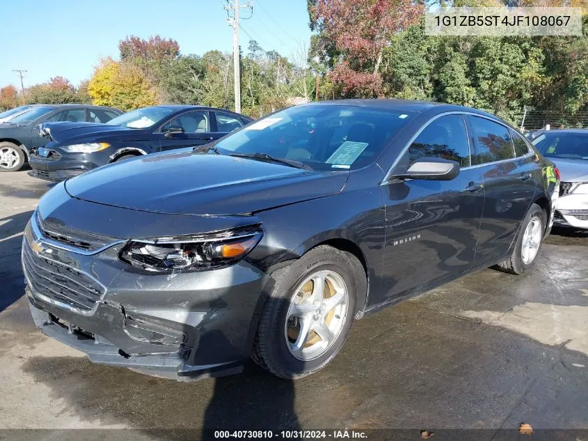 2018 Chevrolet Malibu 1Ls VIN: 1G1ZB5ST4JF108067 Lot: 40730810