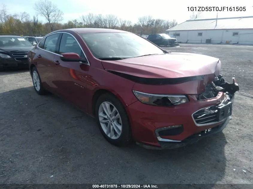 2018 Chevrolet Malibu Lt VIN: 1G1ZD5ST0JF161505 Lot: 40731875