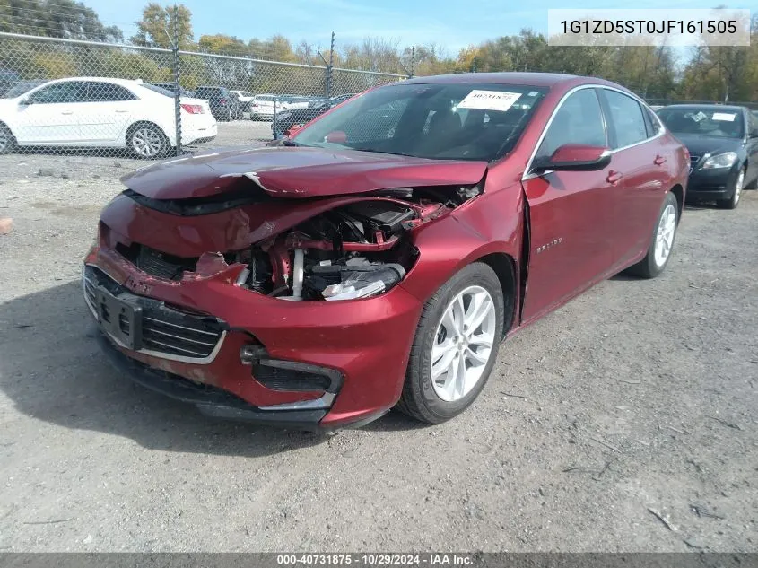 2018 Chevrolet Malibu Lt VIN: 1G1ZD5ST0JF161505 Lot: 40731875