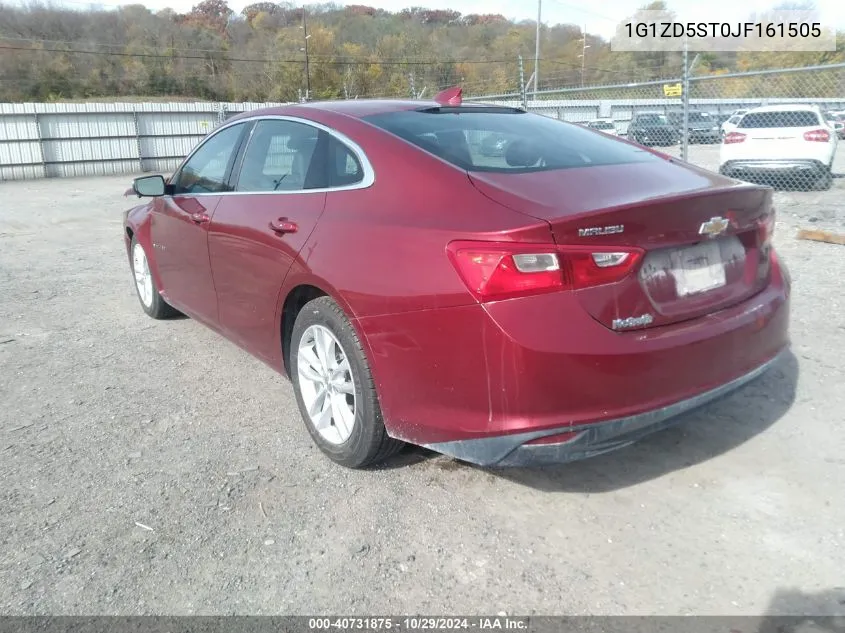 2018 Chevrolet Malibu Lt VIN: 1G1ZD5ST0JF161505 Lot: 40731875