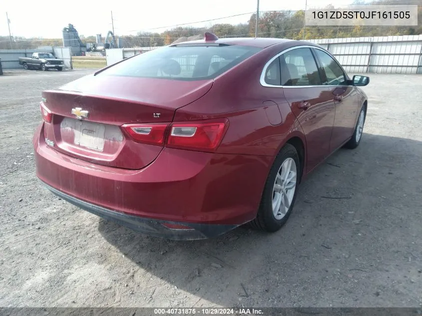 2018 Chevrolet Malibu Lt VIN: 1G1ZD5ST0JF161505 Lot: 40731875