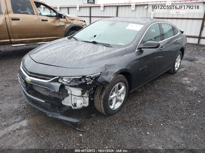 2018 Chevrolet Malibu 1Fl VIN: 1G1ZC5ST6JF179218 Lot: 40732973