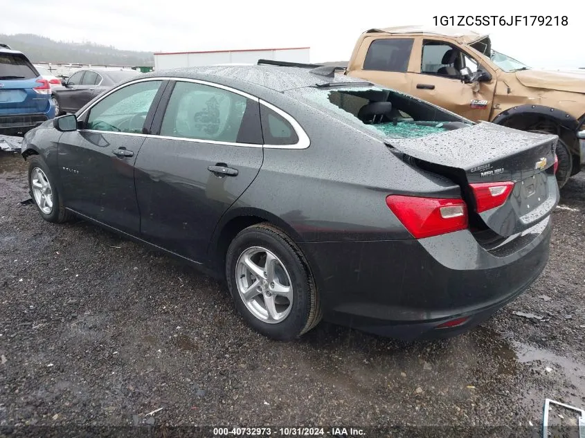 2018 Chevrolet Malibu 1Fl VIN: 1G1ZC5ST6JF179218 Lot: 40732973