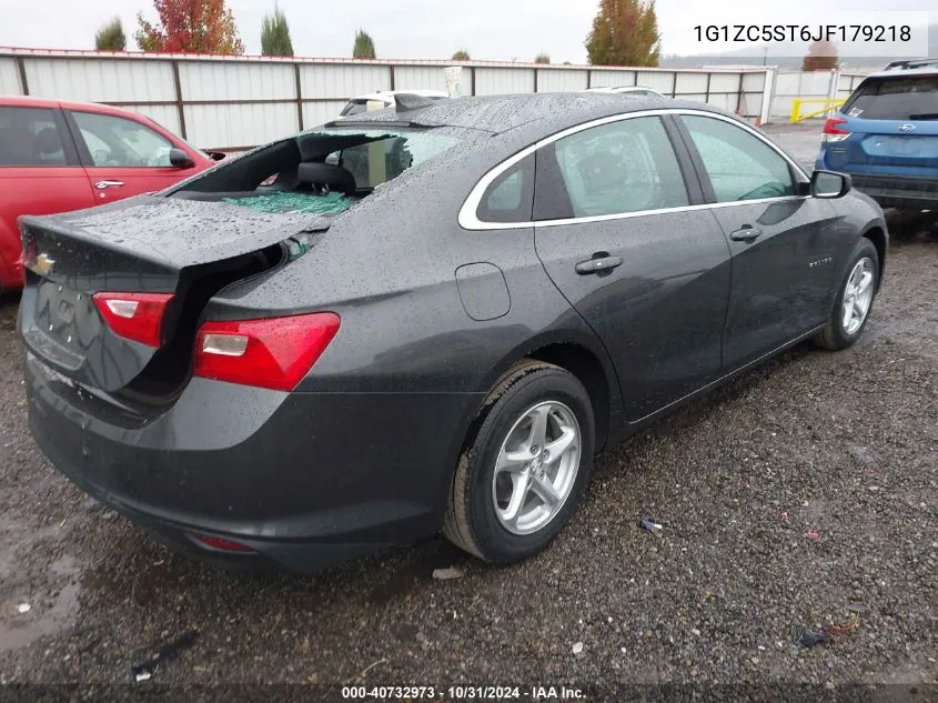 2018 Chevrolet Malibu 1Fl VIN: 1G1ZC5ST6JF179218 Lot: 40732973